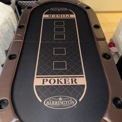 Charleston collection 10 poker table - no assembly required 