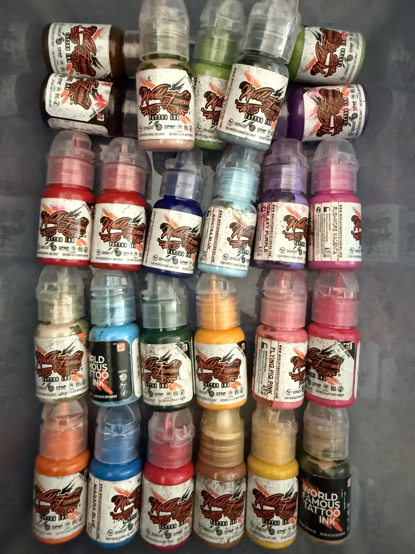 Tattoo Ink, Practice Fake Skin, Tattoo Machine, Needles