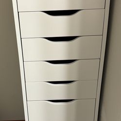 IKEA (ALEX) Drawer unit with 9 drawers, white, 14 1/8x45 5/8 " 