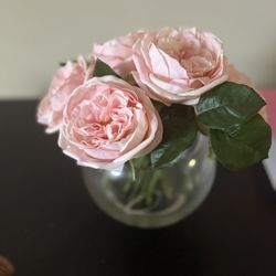 Real Touch  Flower  With Vase  