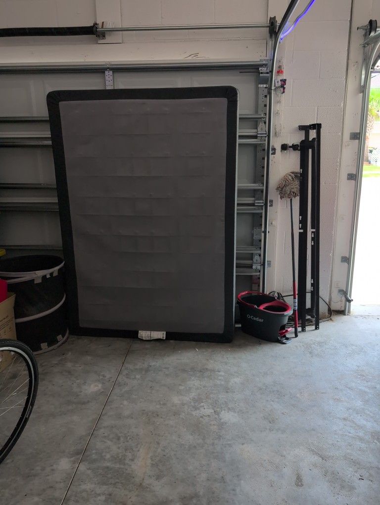 Box Spring And Metal Frame
