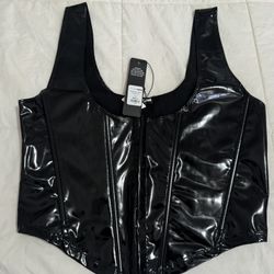 Fashion Nova Latex Corset