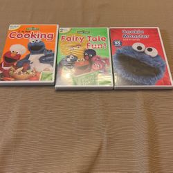 Sesame Street Assorted DVDS