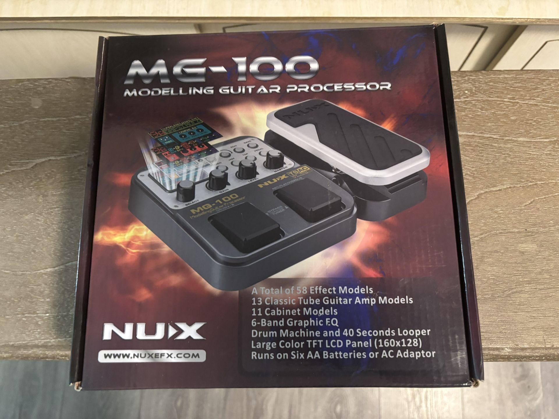Unused NUX MG-100 Modeling Guitar Processor