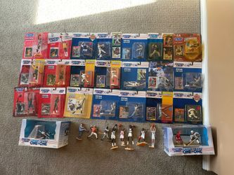 MLB NBA NHL Vintage Starting Lineup Action Figures Los Angeles Lakers Los Angeles Dodgers Shaq Kareem Mike Piazza And More Yankees Baseball 