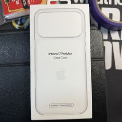Apple iPhone 17 Pro Max Clear Case 
