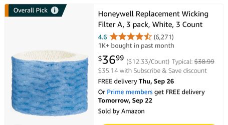 Humidifier Filters