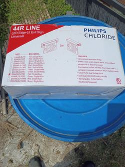 Philips Chloride 44R Line LED Edge-Lit Exit Sign