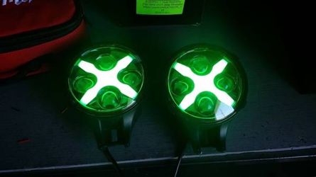 Big Round LED Offroad Lights For Jeep Wrangler JK JKU TJ JL TRUCK SILVERADO F150 F250