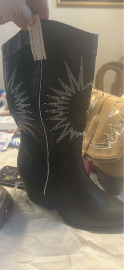 Black Western Cowboy Boots