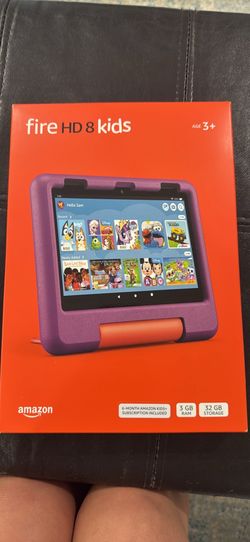 Amazon Fire HD 8 Kindle Kids-Grape