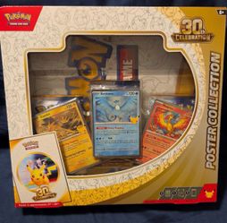 Pokemon 30th anniversary poster box