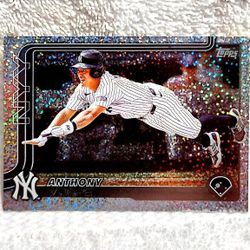 2025 Anthony Volpe Topps Confetti Foil Yankees Baseball Card