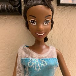 Disney Princess Tiana Doll Bendable Arms & Hands 11”