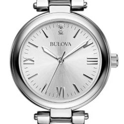 This Bulova Classic Ladies watch features a Silver-Tone Brass dial, and a Silver-Tone Stainless Steel Bracelet. Key features also include 3 Hand and w