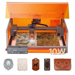 403*Laser Engraver, 10W, Laser Engraving and Cutting Machine with Enclosure, Laser Cutter Engraver Machine, 11.8 x 11.8 in Working Area, 7000 mm/min,