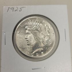 1925 Peace Dollar