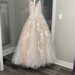 Quinceañera Dress And Skirt (Ivory Nude)