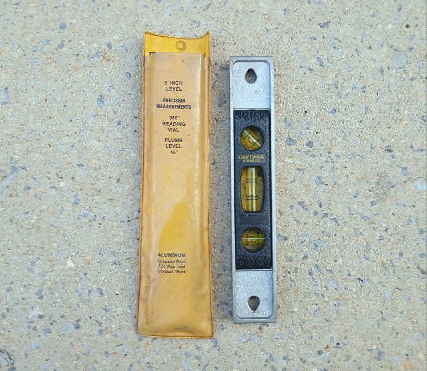 Vintage Craftsman 9" Torpedo Level