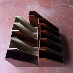 Wooden And Cardboard Magazine Holders