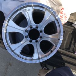 Ford super duty wheels 8x170 mm 20 inch 10 wide negative 55 offset