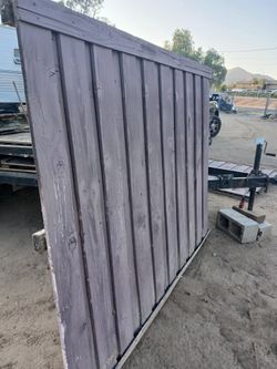 5ft 5inches X 8ft Wide Used Wood Fence Panels