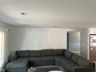 Grey sectional