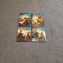 Sealed - Brand-new - HarryPotter Bluray MOVIES 
