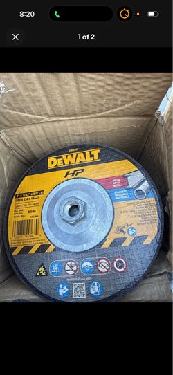 10 DeWalt DW8757 High Performance 7”x3/32”x5/8-11 Stainless HP Grinding Cutting
