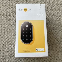 New Nest x Yale Smart Lock with Nest Connect - Satin Nickel RB -YRD540-WV-619