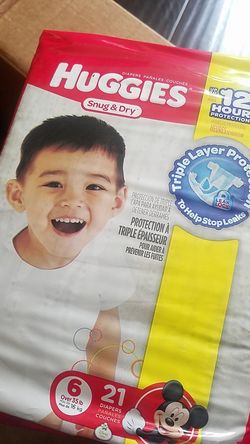 Huggies Diapers size 6