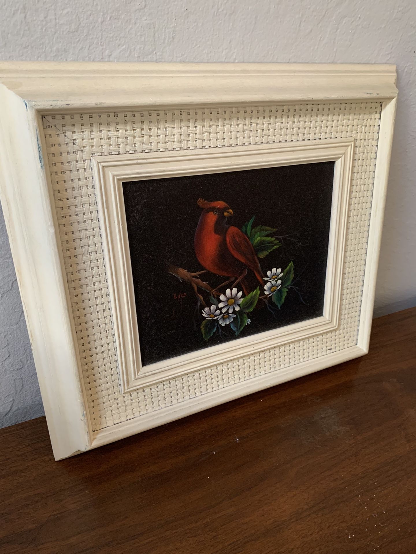 Cute Hand Painted Cardinal Portrait
