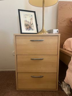 Wooden nightstand