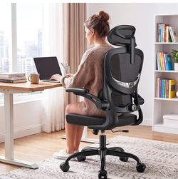 Marsail Ergonomic Office Chair with Lumbar Support, Home Office Desk Chair