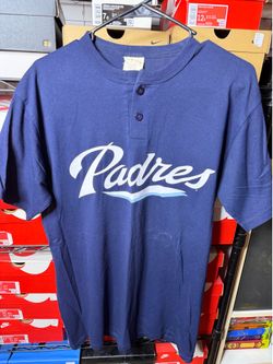 Majestic San Diego Padres navy blue baseball jersey Size M #MLB #baseball used men’s