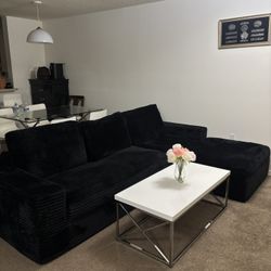 Sectional Sofa Black Color