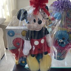 Huge Mickey Mouse Wagon Basket
