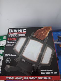 Bell Howell bionic rechargeable bionic work light