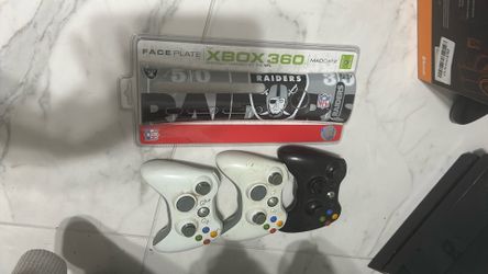 Xbox 360 Controllers And Raiders Face Plate 
