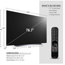 LG OLED C1 Series 77” OLED77C1PUB