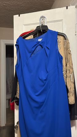 Royal Blue Business Dress