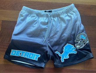 Men’s NFL Detroit Lions Black Pro Standard Shorts - Size Large