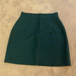 The Pencil Skirt Green Emerald Size:S