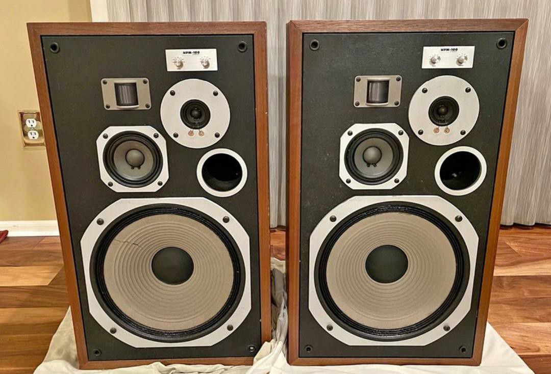 Pair of Vintage Pioneer HPM-100 Speakers 200 Watt Version