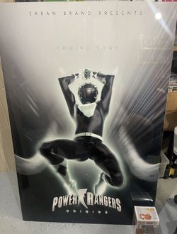 LARGE FOAM POSTER FROM UNRELEASED POWER RANGERS MOVIE