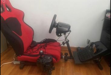 Xbox Steering Wheel and Chair