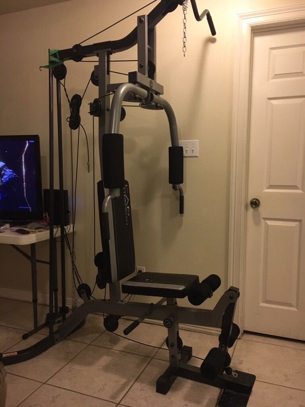Cap Barbell FM-H1005 CAP Value Home Gym with 150lb Cement Weight Stack