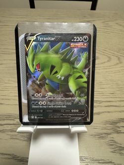 Tyranitar V Pokémon Card 097/163