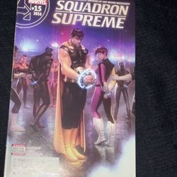 Squadron Supreme Vol. 4, Issue #15 comic book. 