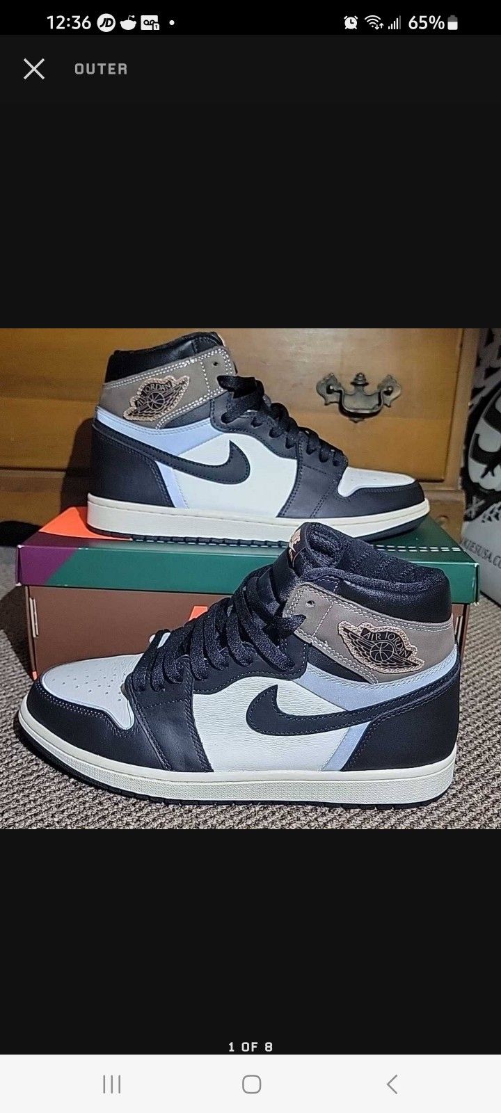 Jordan 1 Craft To Mocha Custom (10.5m)